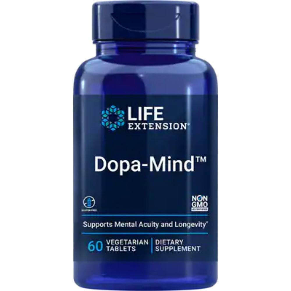  Life Extension Dopa-Mind 60 Vege Tablets 