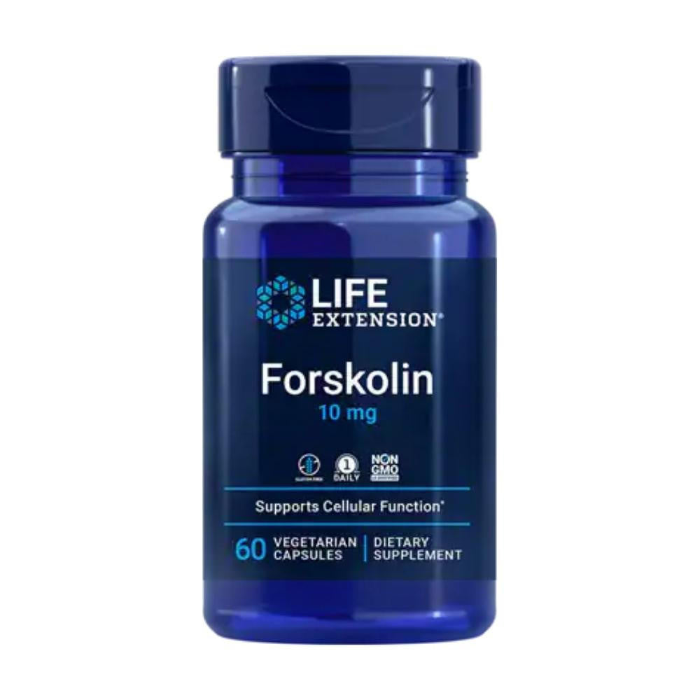  Life Extension Forskolin 10mg 60 Vege Capsules 