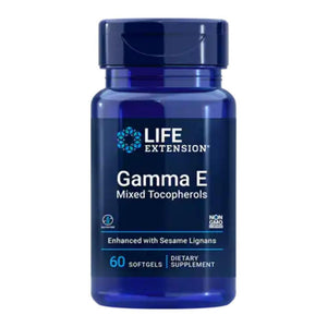  Life Extension Gamma E Tocopherol with Sesame Lignans 60 Soft Gels 