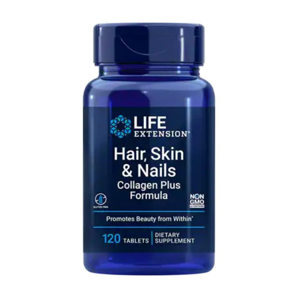  Life Extension Hair Skin Nails Collagen Plus Formula 120 Tablets 