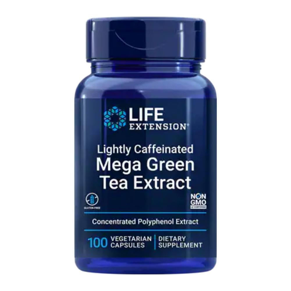 Life Extension Mega Green Tea Extract (lightly caffeinated) 100 Vege Capsules 