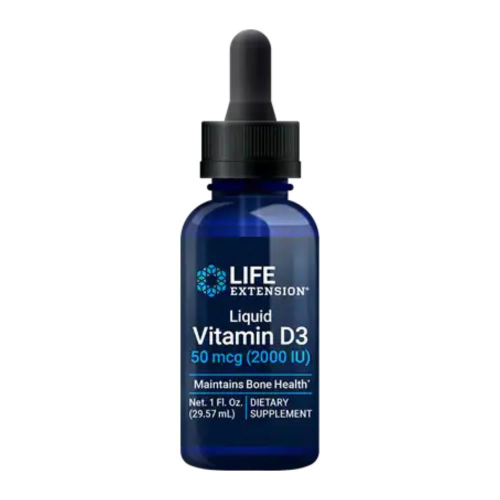  Life Extension Liquid Vitamin D3 2,000IU 1FlOz 