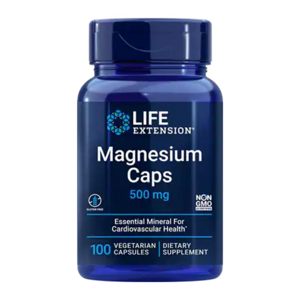  Life Extension Magnesium CAPS 500mg 100 Vege Capsules 
