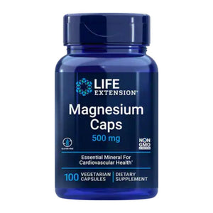  Life Extension Magnesium CAPS 500mg 100 Vege Capsules 