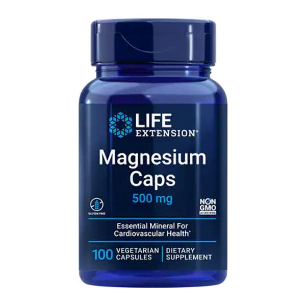  Life Extension Magnesium CAPS 500mg 100 Vege Capsules 