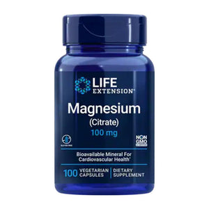  Life Extension Magnesium Citrate 100 mg 100 Vege Capsules 