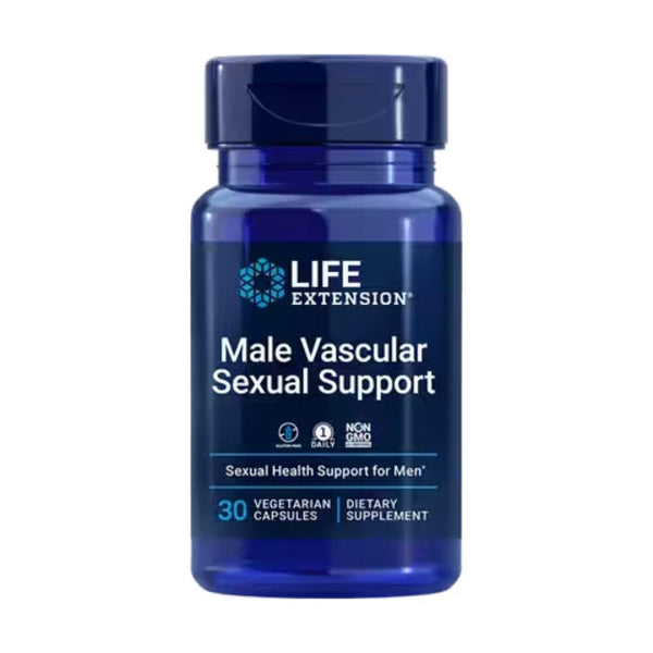  Life Extension Male Vascular Sexual Support 30 Vege Capsules 