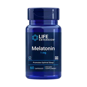  Life Extension Melatonin 1mg 60 Capsules 