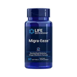 Life Extension Migra-Eeze Standardized Butterbur-Ginger-Riboflavin Formula 60 Softgels 