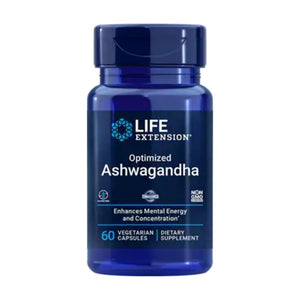  Life Extension Optimized Ashwagandha Extract (stimulant free) 60 Vege Capsules 