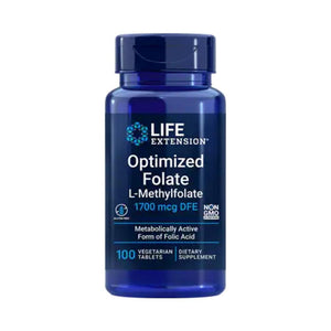  Life Extension Optimized Folate 100 Vege Tablets 