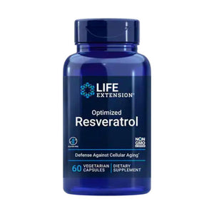  Life Extension Optimized Resveratrol 60 Vege Capsules 