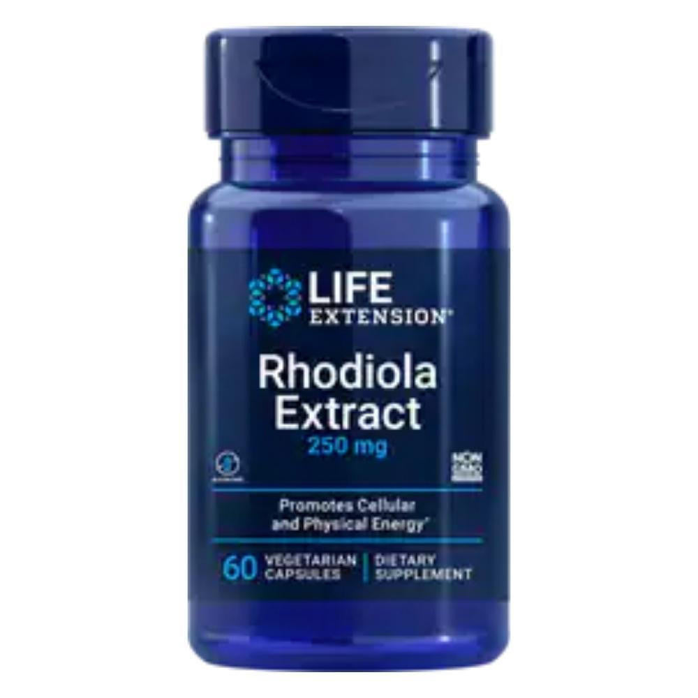  Life Extension Rhodiola Extract (3% Rosavins) 250mg 60 Vege Capsules 