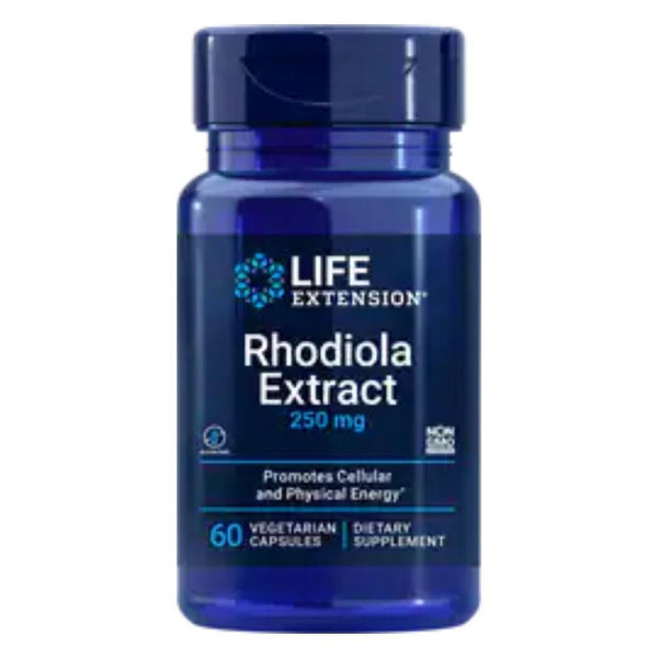  Life Extension Rhodiola Extract (3% Rosavins) 250mg 60 Vege Capsules 