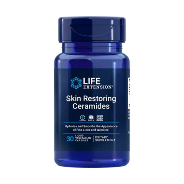  Life Extension Skin Restoring Ceramides 30 Capsules | Smooth Skin 