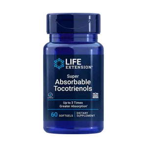 Life Extension Super-Absorbable Tocotrienols 60 Soft Gels 