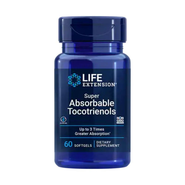  Life Extension Super-Absorbable Tocotrienols 60 Soft Gels 