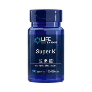  Life Extension Super K w/ Two Forms of K2+K1 90 Soft Gels 
