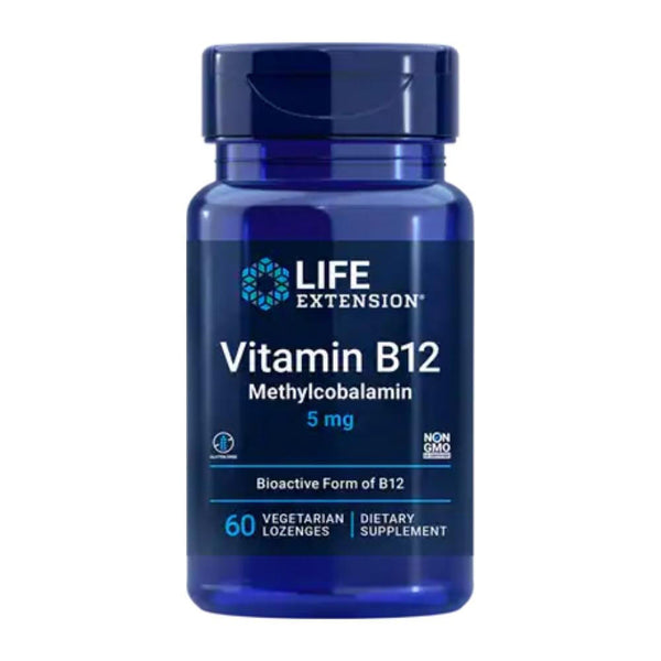  Life Extension Methylcobalamin 5mg 60 Lozenges (to be dissolved in the mouth) 