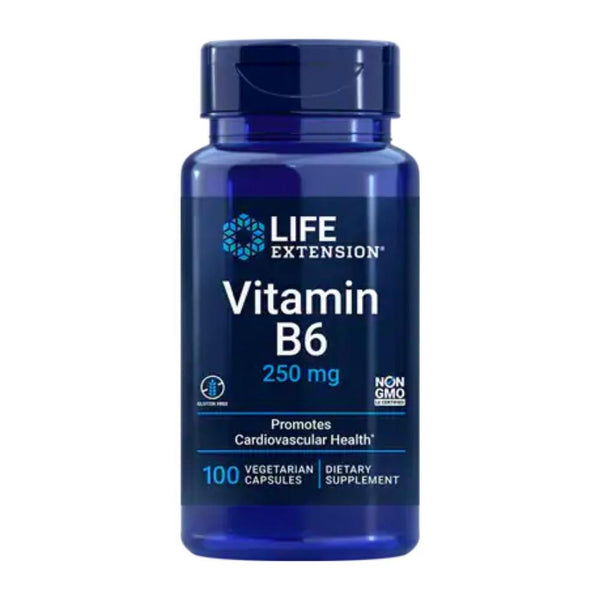  Life Extension Vitamin B6 250mg 100 Capsules 