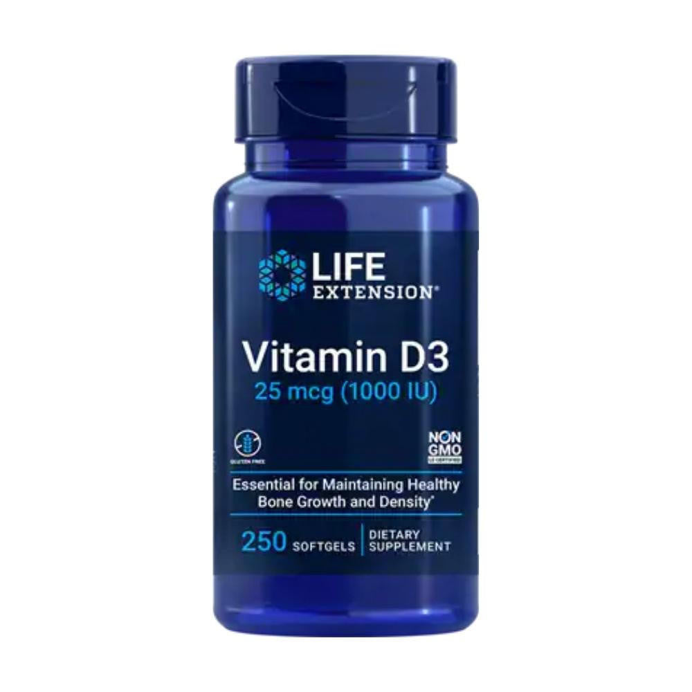  Life Extension Vitamin D3 1000 IU 250 Softgels 