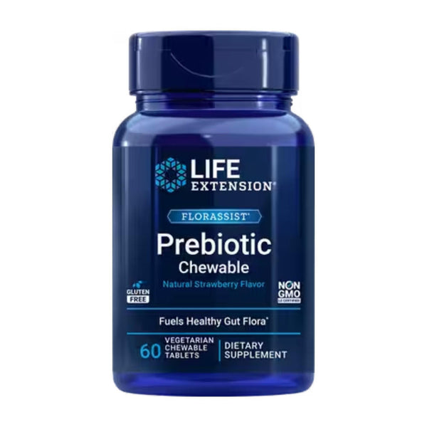  Life Extension FLORASSIST Prebiotic Chewable 60 Tablets 