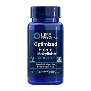  Life Extension Optimized Folate L-Methylfolate 1,700 mcg DFE 