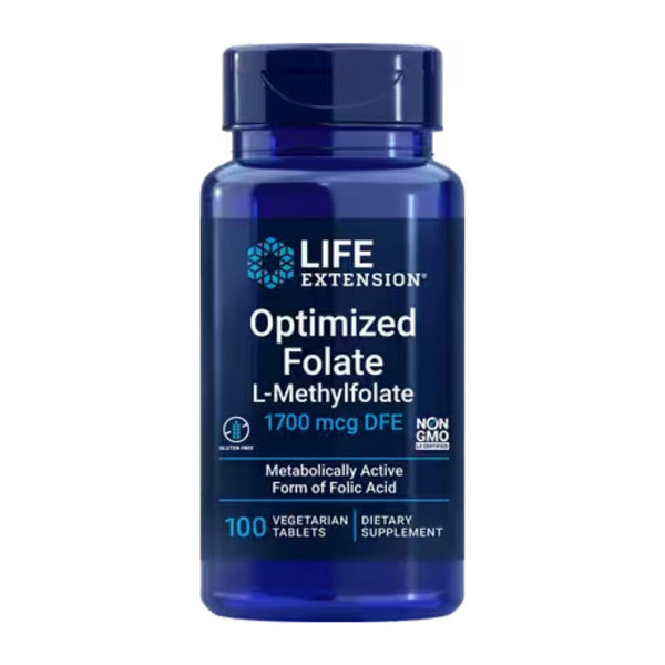  Life Extension Optimized Folate L-Methylfolate 1,700 mcg DFE 