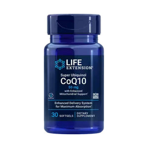  Life Extension Super Ubiquinol CoQ10 with Enhanced Mitochondrial Support 50 mg, 30 Softgels 
