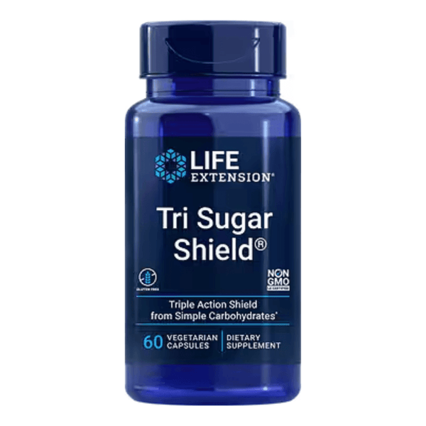  Life Extension Tri Sugar Shield 60 Vege Capsules 
