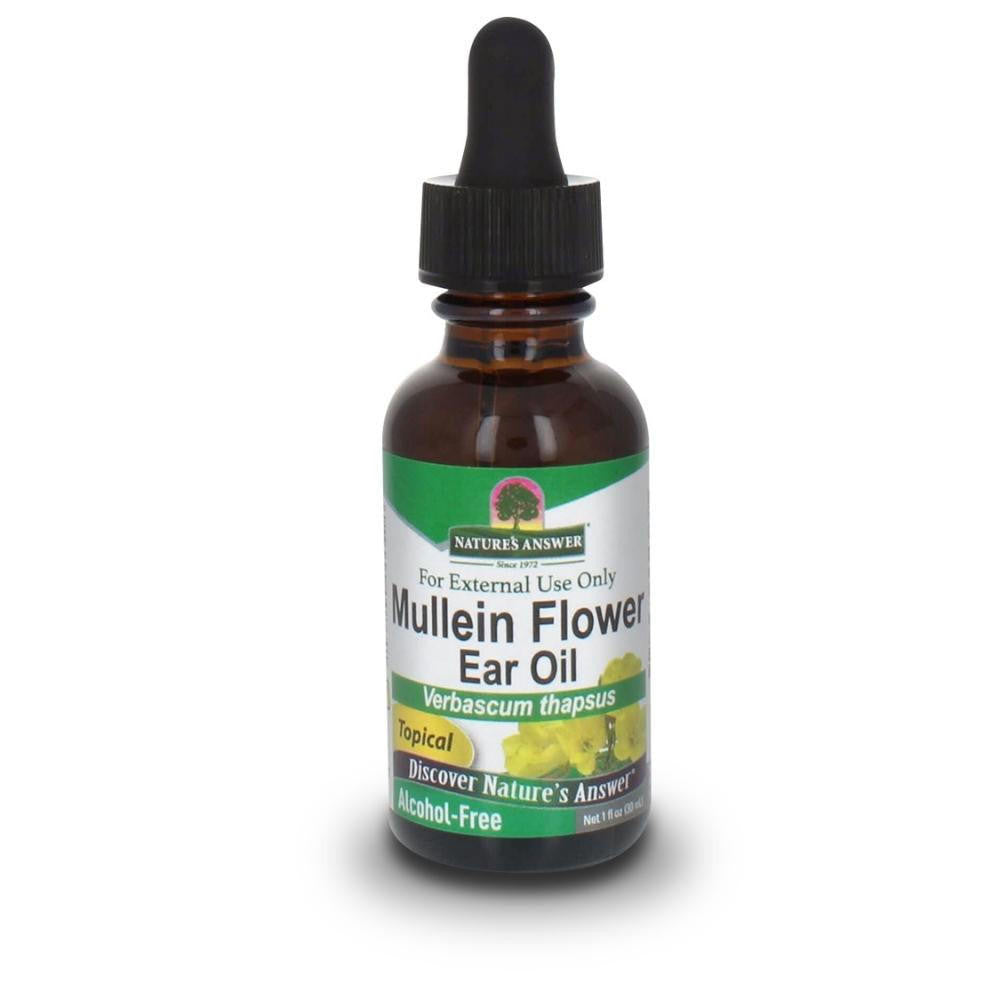  Nature's Answer Mullein Flower Oil 1oz | Soothing for Irritated Ears 