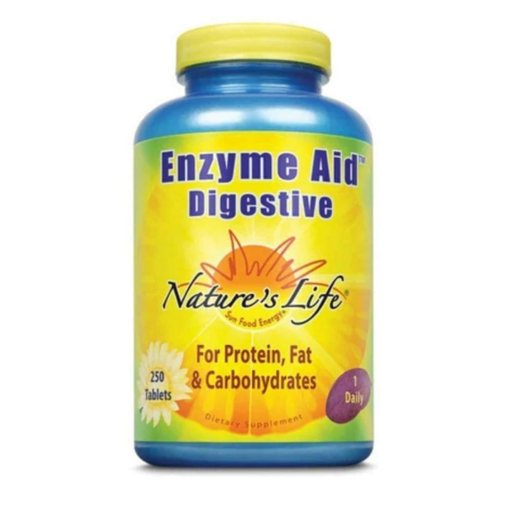  Nature's Life Enzyme Aid Digest 250 Tablets 
