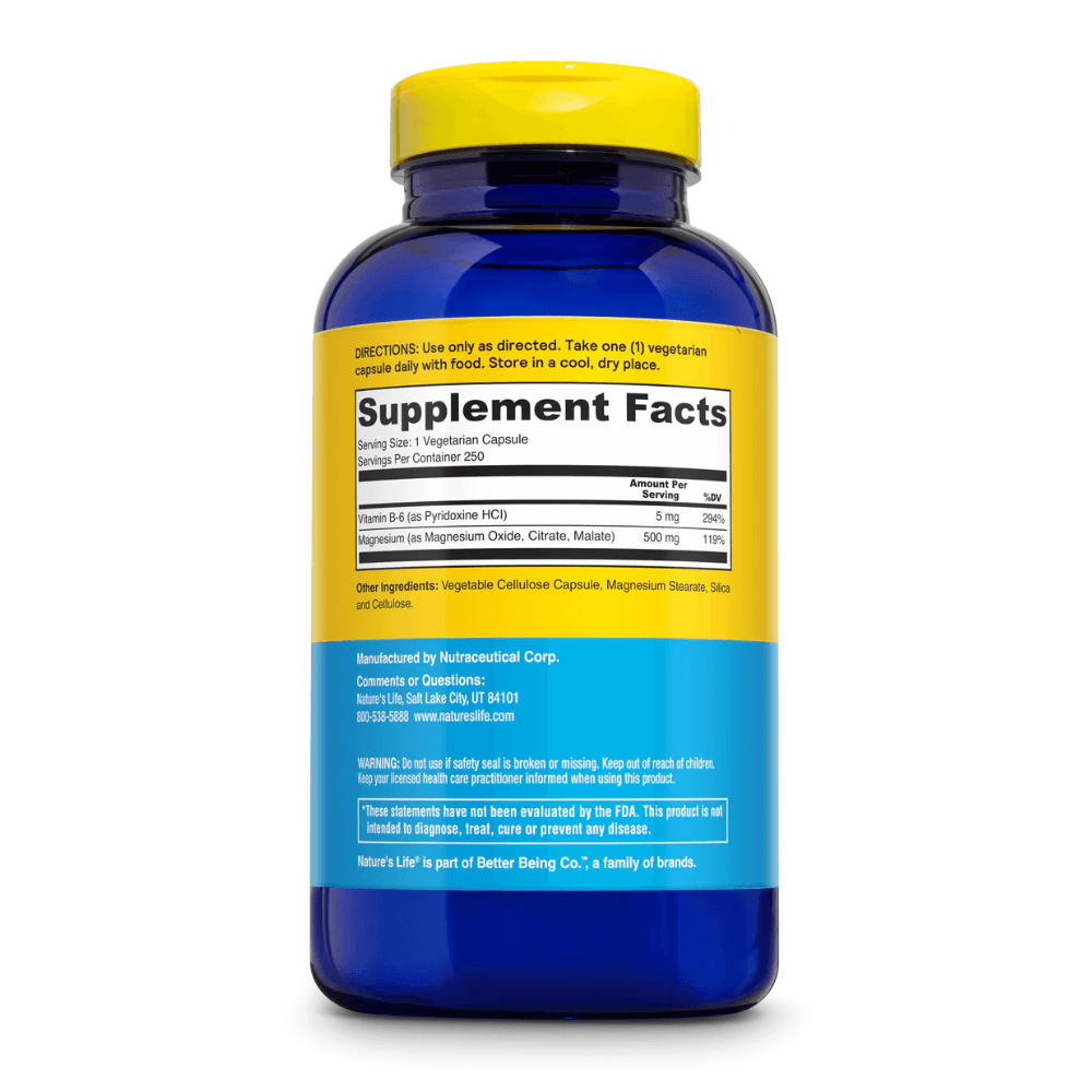 Natures Life Nature's Life Renewing Magnesium 500mg 250 Capsules 