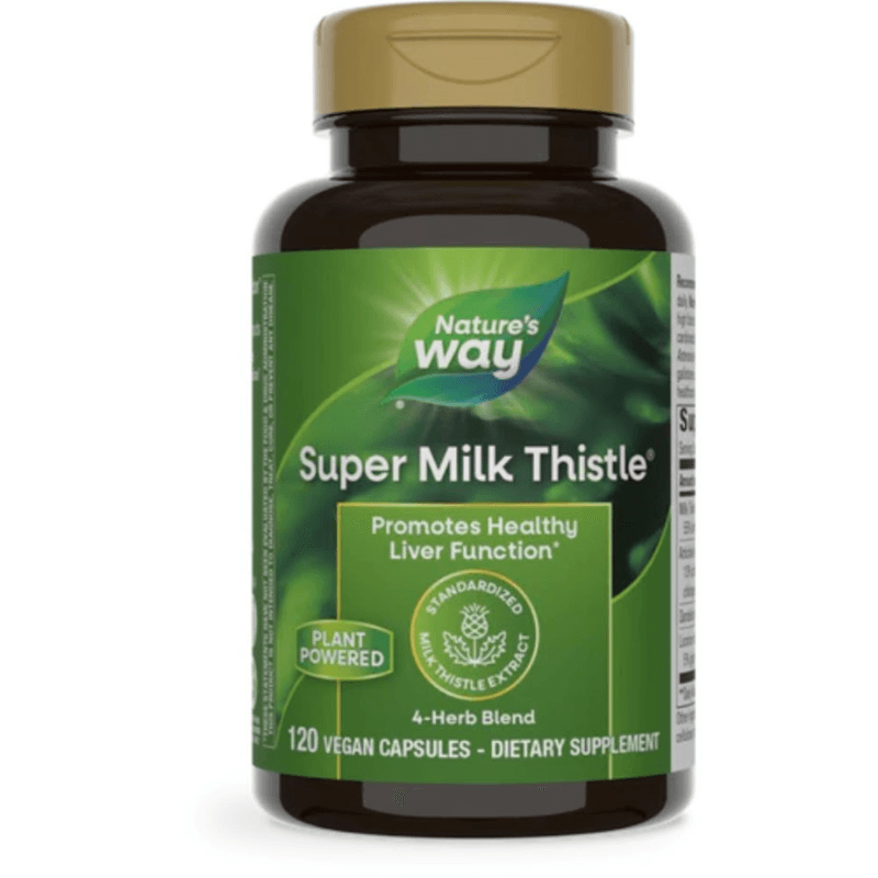  Nature's Way Super Milk Thistle 120 Soft Gels (Prev. Enzymatic Therapy) 