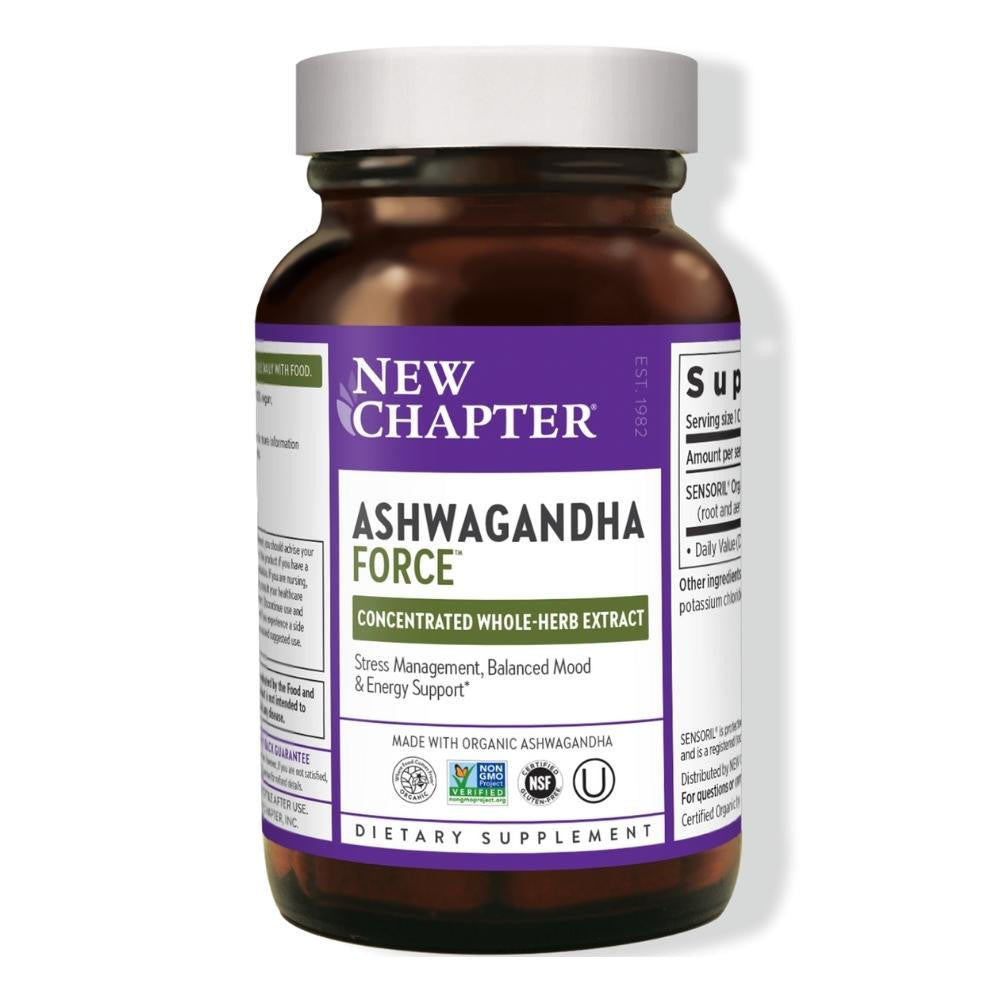  New Chapter Ashwagandha Force 60 Vege Capsules 
