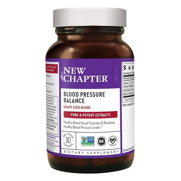  New Chapter Blood Pressure Take Care 30 Vege Capsules 