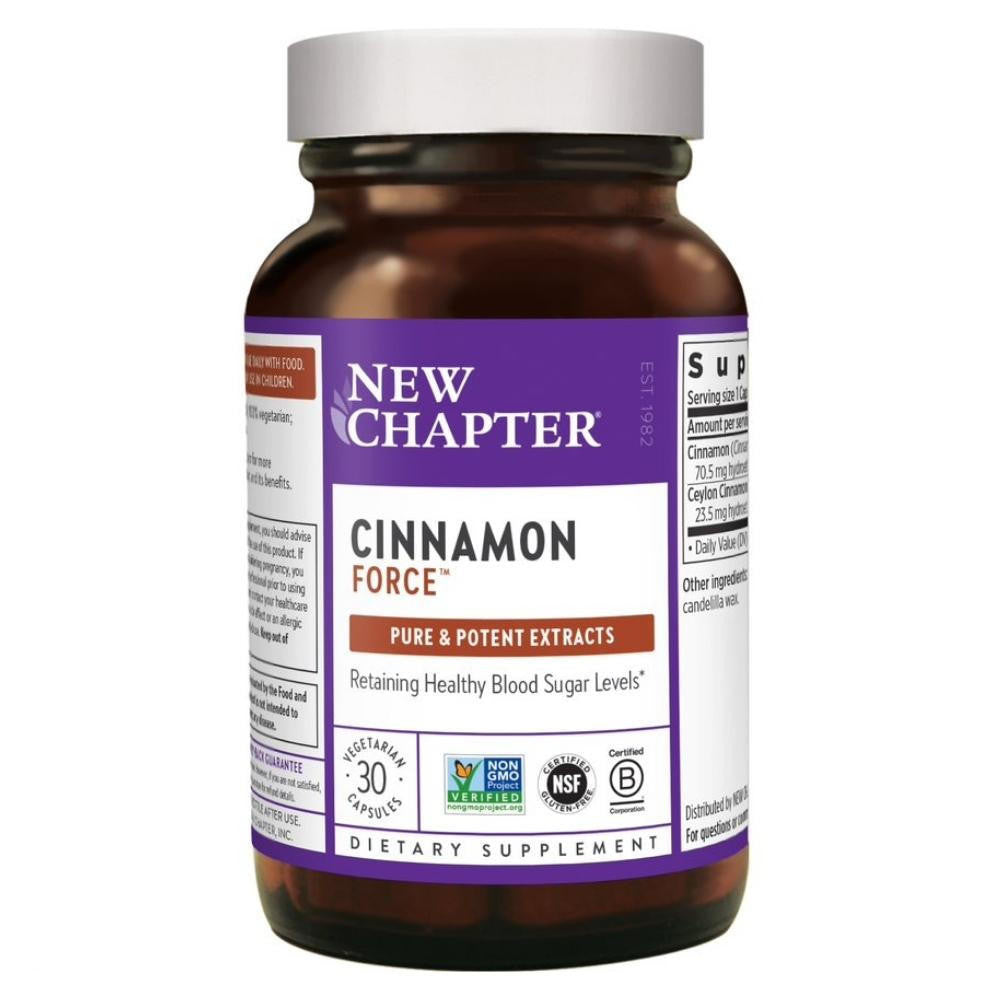  New Chapter Cinnamon Force 30 Vege Capsules 