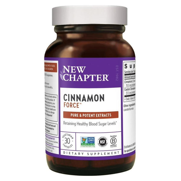  New Chapter Cinnamon Force 30 Vege Capsules 