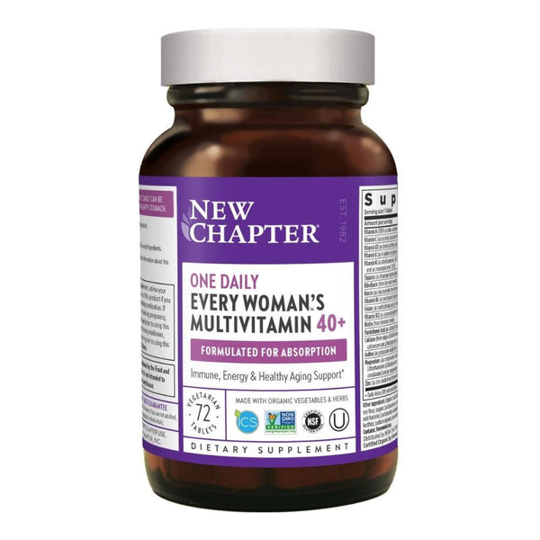  New Chapter Every Woman's One Daily 40+ 72 Tablets 