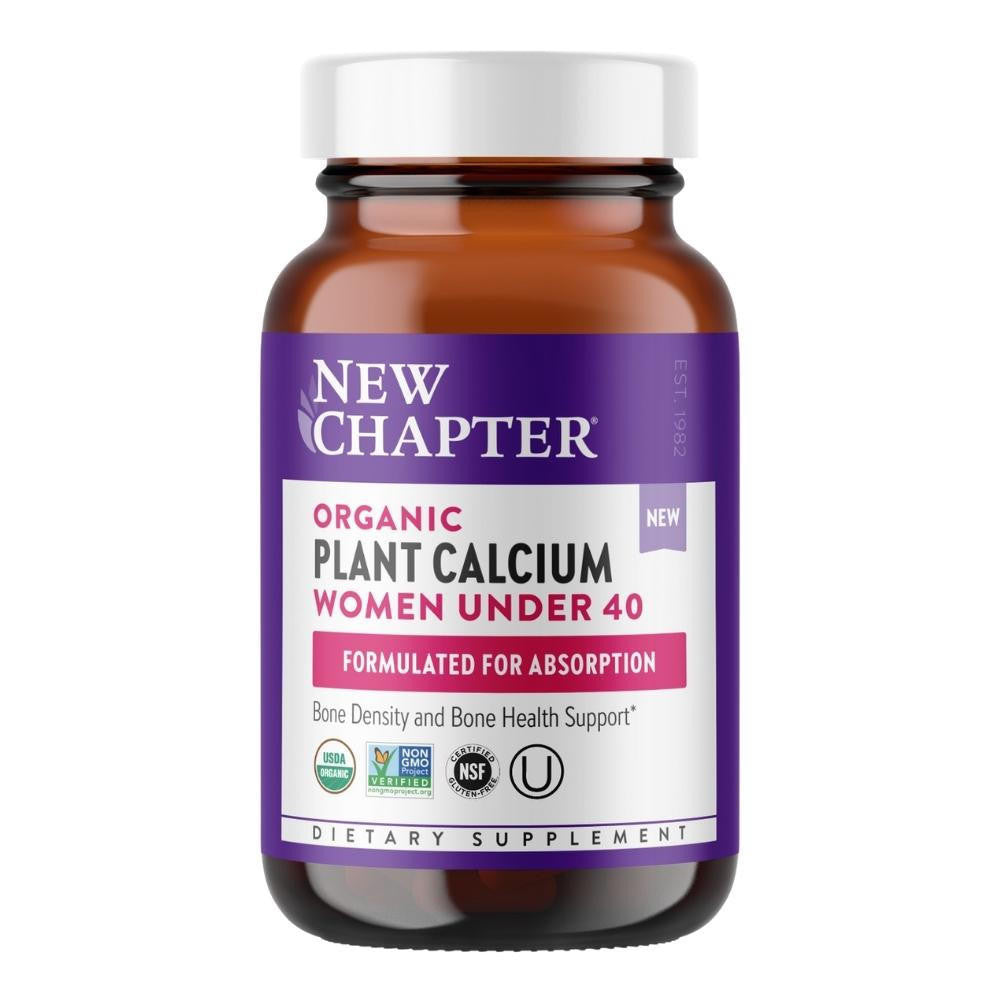  New Chapter Organic Plant Calcium Women Under 40 60 Vege Capsules 