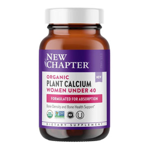  New Chapter Organic Plant Calcium Women Under 40 60 Vege Capsules 