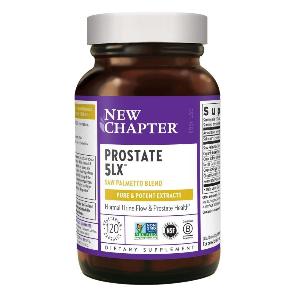  New Chapter Prostate 5LX 120 Vege Capsules 