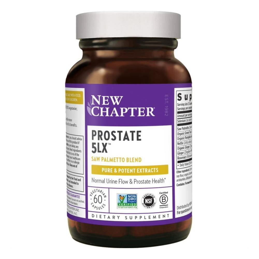  New Chapter Prostate 5LX 60 Liquid Capsules 