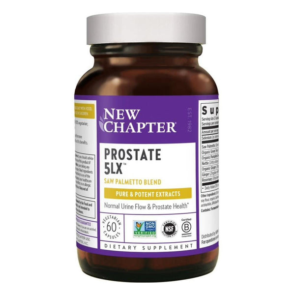  New Chapter Prostate 5LX 60 Liquid Capsules 