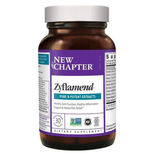  New Chapter Zyflamend Whole Body 30 Veggie Capsules 