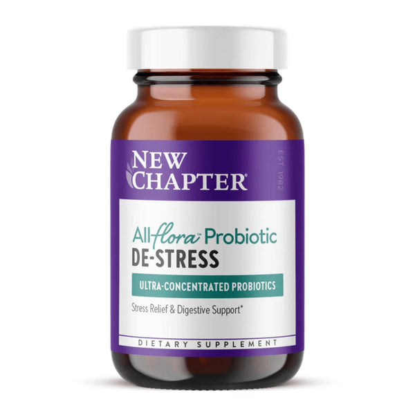  New Chapter All Flora Probiotic De-Stress 30 Capsules 