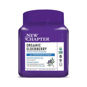  New Chapter Organic Elderberry Gummies 60 Count 
