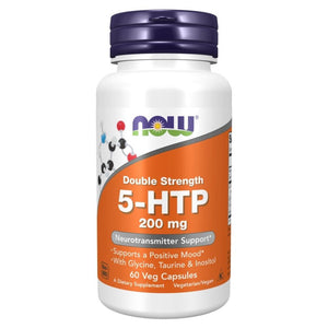  Now Foods 5-HTP 200mg 60 Vege Capsules 