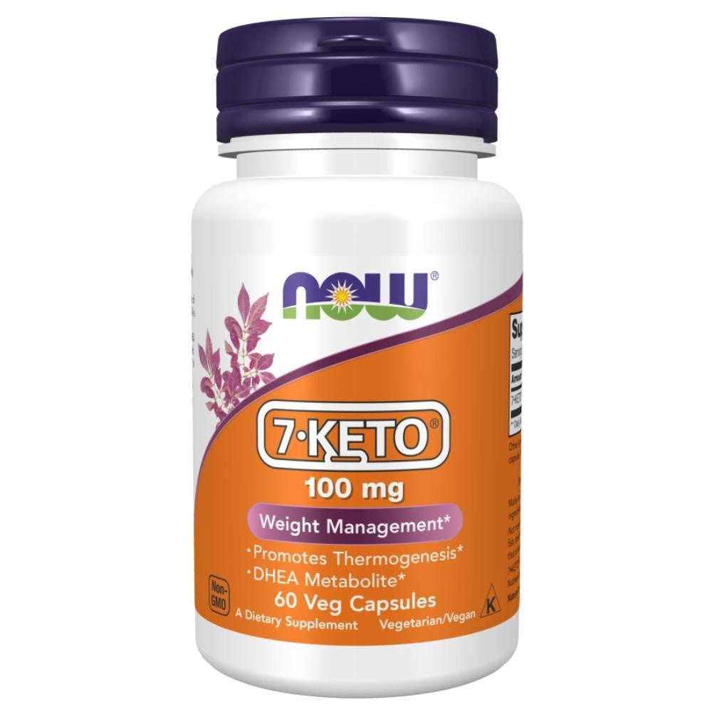  Now Foods 7-Keto 100mg 60 Vege Capsules 