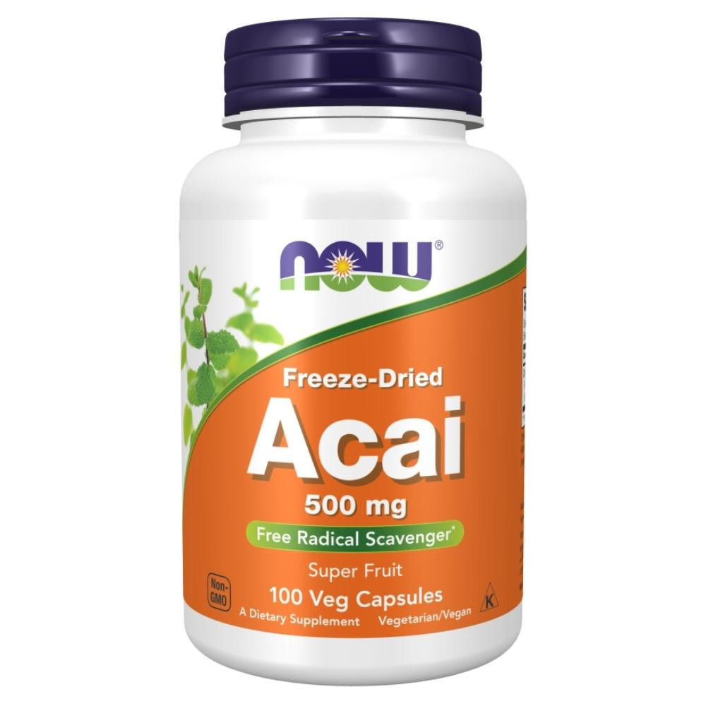  Now Foods Acai 500 Mg 100 Vegetable Capsules 